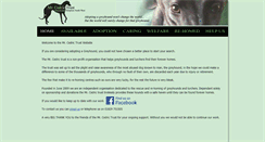 Desktop Screenshot of homeagreyhound.co.uk